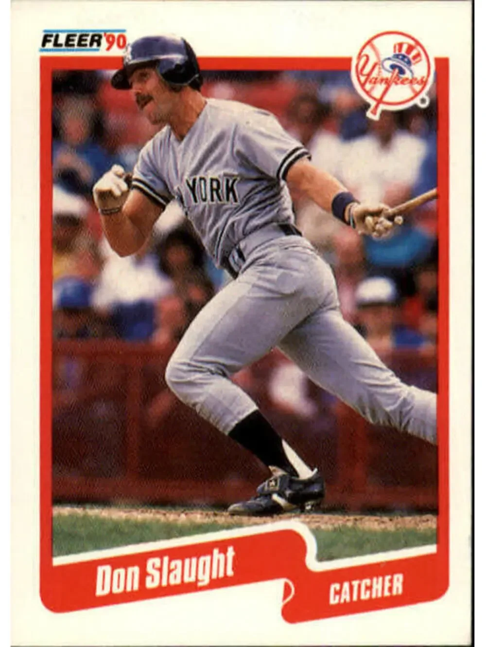 1990 Don Slaught Fleer Baseball Card #456